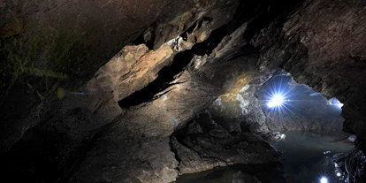 Voyage avec des enfants - Schmölln - Blick über den Großen See - Drachenhöhle Syrau