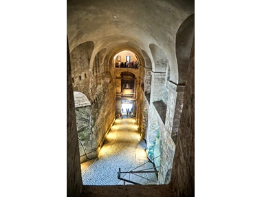 Ausflugsziel: Blick in die Dunkle Appareille (Festungsaufgang) - Festung Königstein
