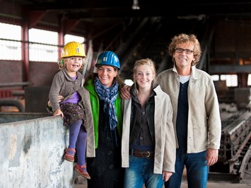 UNESCO-Welterbe Zollverein Highlights beim Ausflugsziel Zollverein-Führung: Familienschicht in der Mitmachzeche