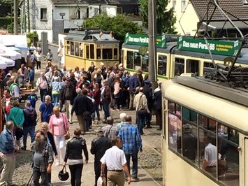 Bergische Museumsbahnen Highlights beim Ausflugsziel Pfingsten - traditionelles Straßenbahnfest