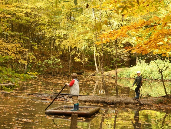 Ausflugsziel: Floßteich am Abenteuerspielplatz - WILDWALD Vosswinkel