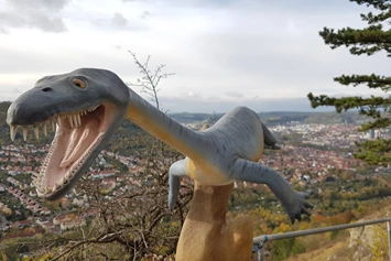 Ausflugsziel: Nothosaurus mit Blick über Jena - SaurierPfad Trixi Trias
