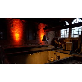 Ausflugsziel: Blick in die Gießgrube - Museum Glockengießerei Mabilon