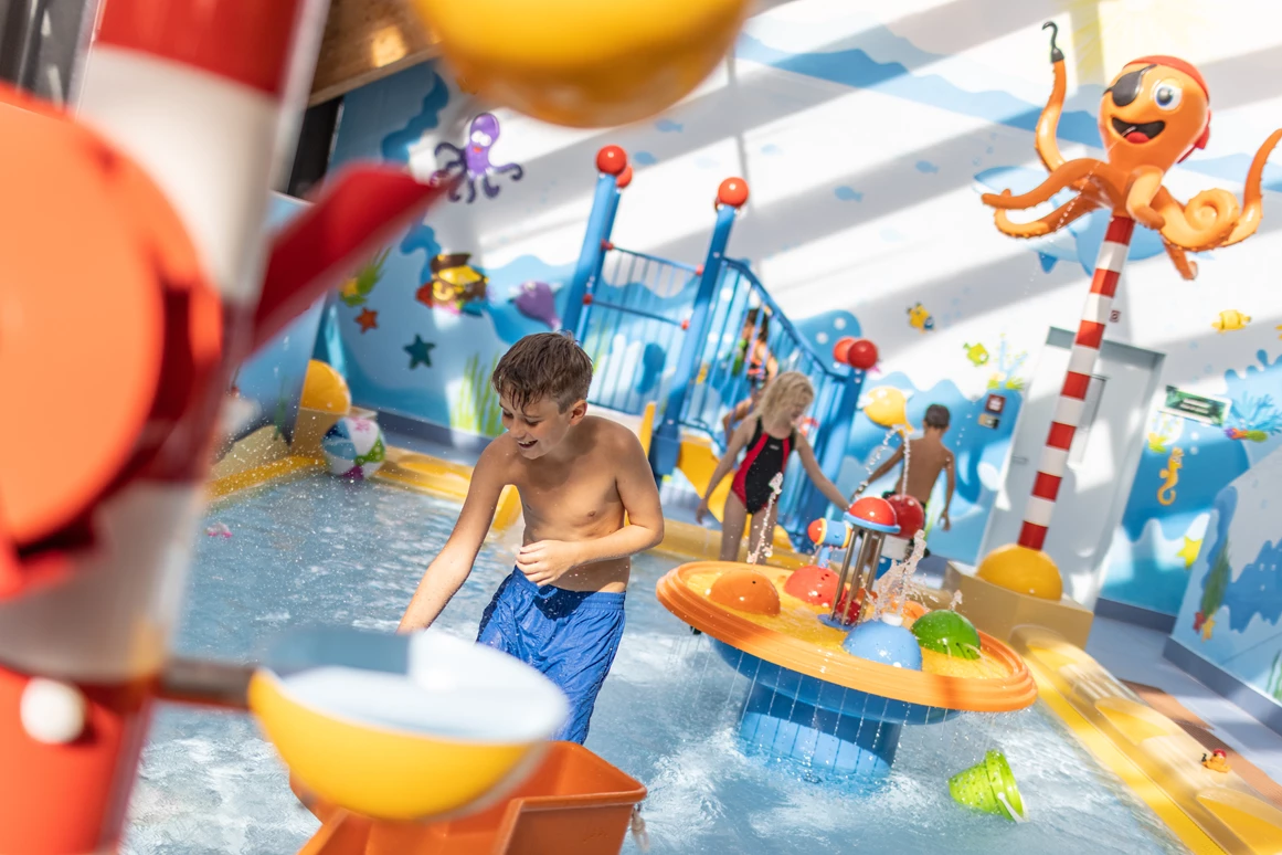 Ausflugsziel: Das Cally KinderLand - der Wasserspielplatz für unsere kleinsten Besucher - Calypso Bade- & Saunawelt
