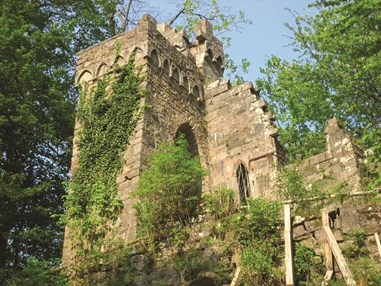Ausflugsziel: Burgruine - Englischer Garten zu Eulbach