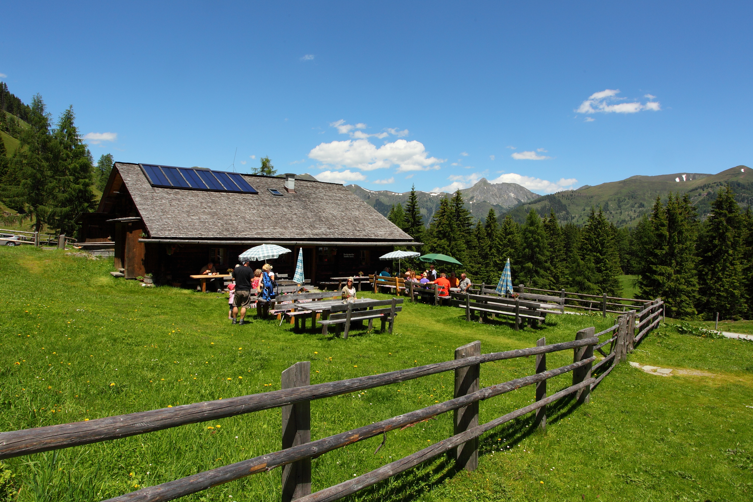 Trip with children - Witterung: Bewölkt - Kaprun - Hirschgrubenalm, 1.564m