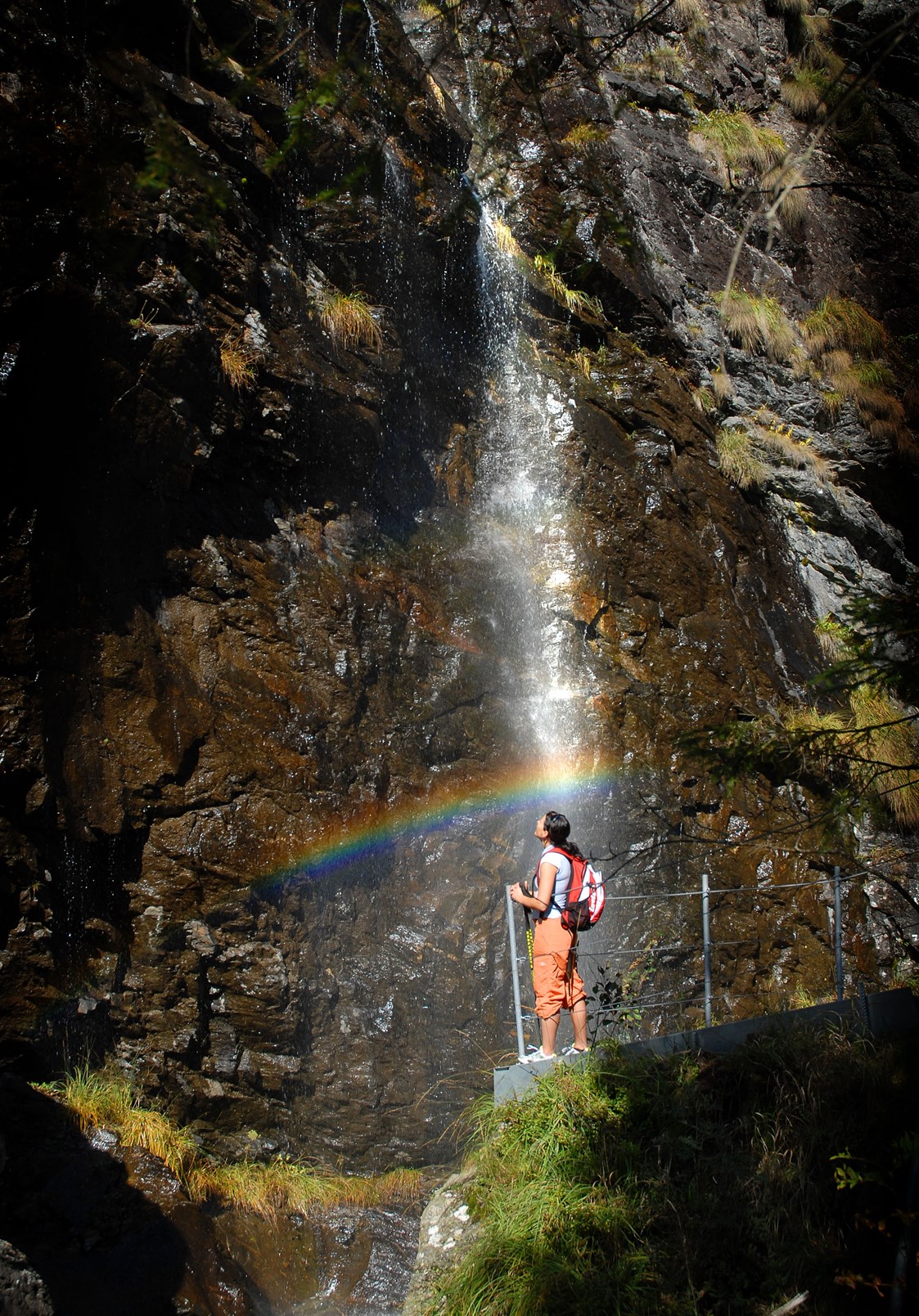 Ausflugsziel: Wasserfälle begleiten Dich durch die Klamm - Alpinsteig durch die Höll - Wilde Wasser