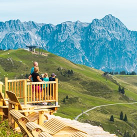 Urlaub: Ausblick vom Naturkino am Asitz - Saalfelden Leogang