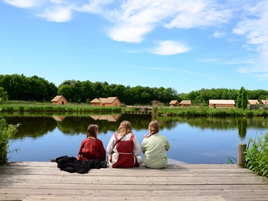 Ausflugsziel: Blick auf den Wallsee im Museum - Oldenburger Wallmuseum