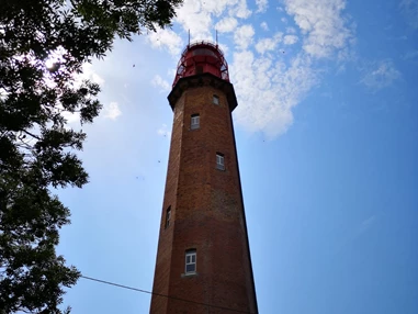 Ausflugsziel: © Lina Rotte - Leuchtturm Flügge auf Fehmarn