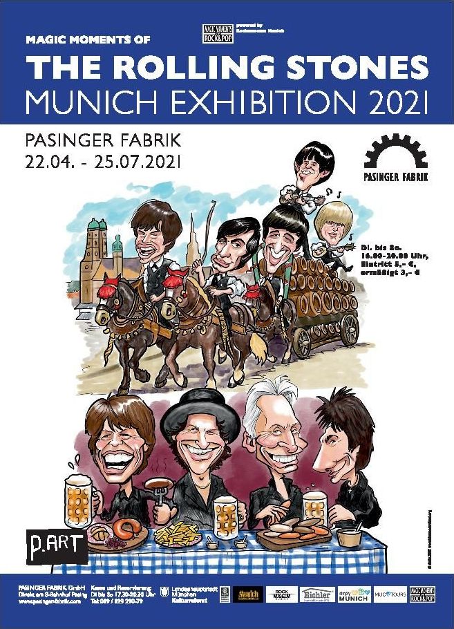 Ausflugsziel: Ausstellungsplakat - Rolling Stones Ausstellung 