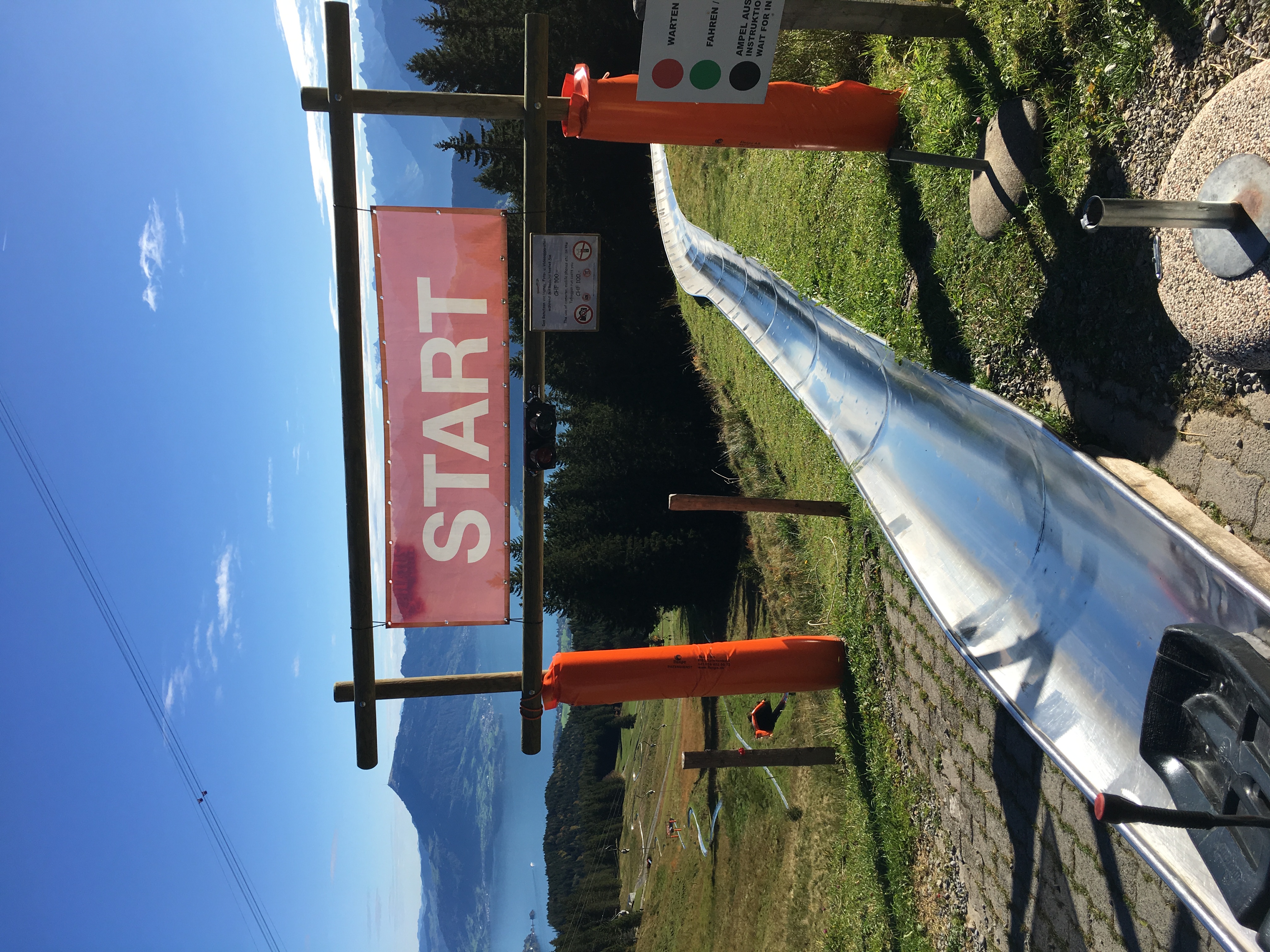 Ausflug mit Kindern - Alter der Kinder: 2 bis 4 Jahre - Interlaken (Gündlischwand, Interlaken) - Rodelbahn Fräkigaudi