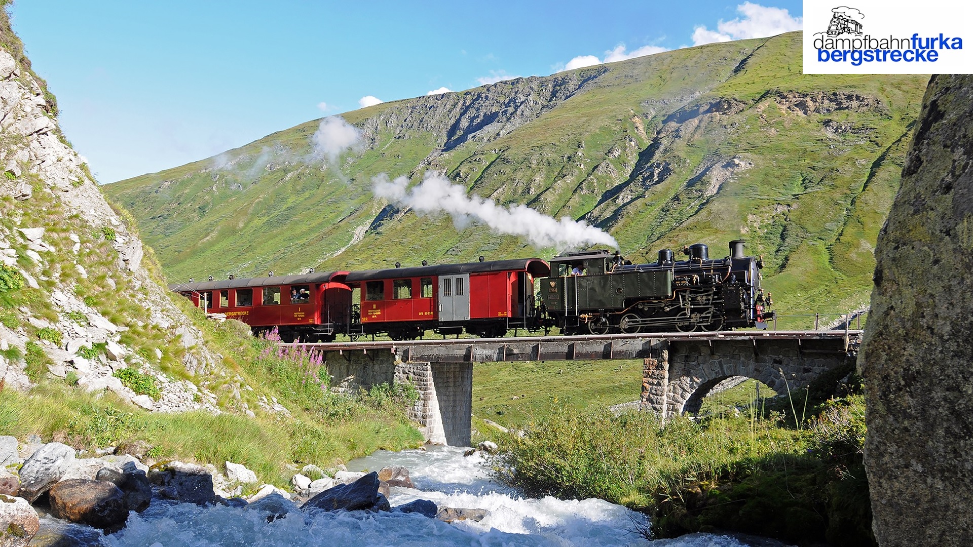 Ausflugsziel: Dampfbahn Furka Bergstrecke