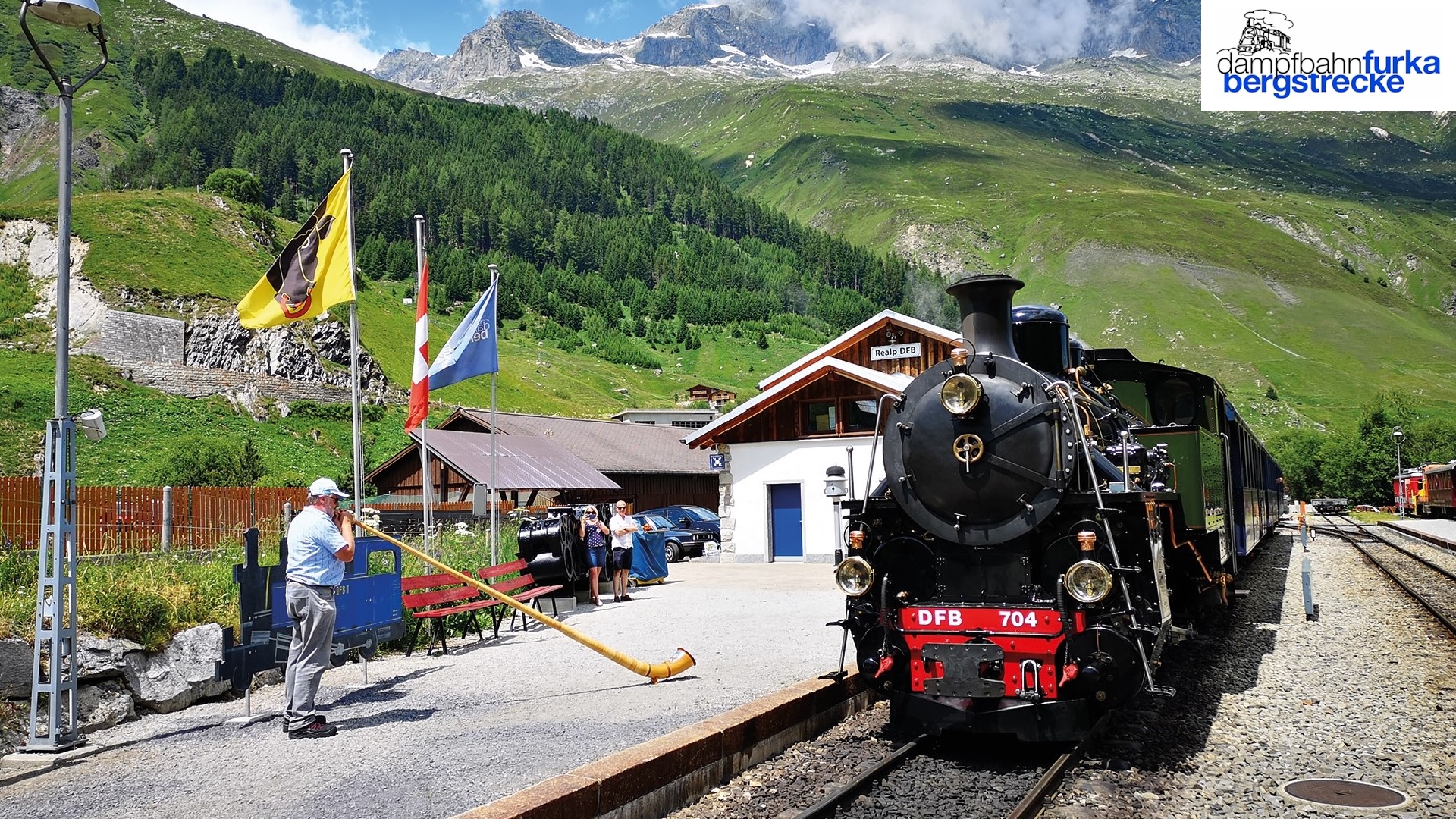 Ausflugsziel: Dampfbahn Furka Bergstrecke