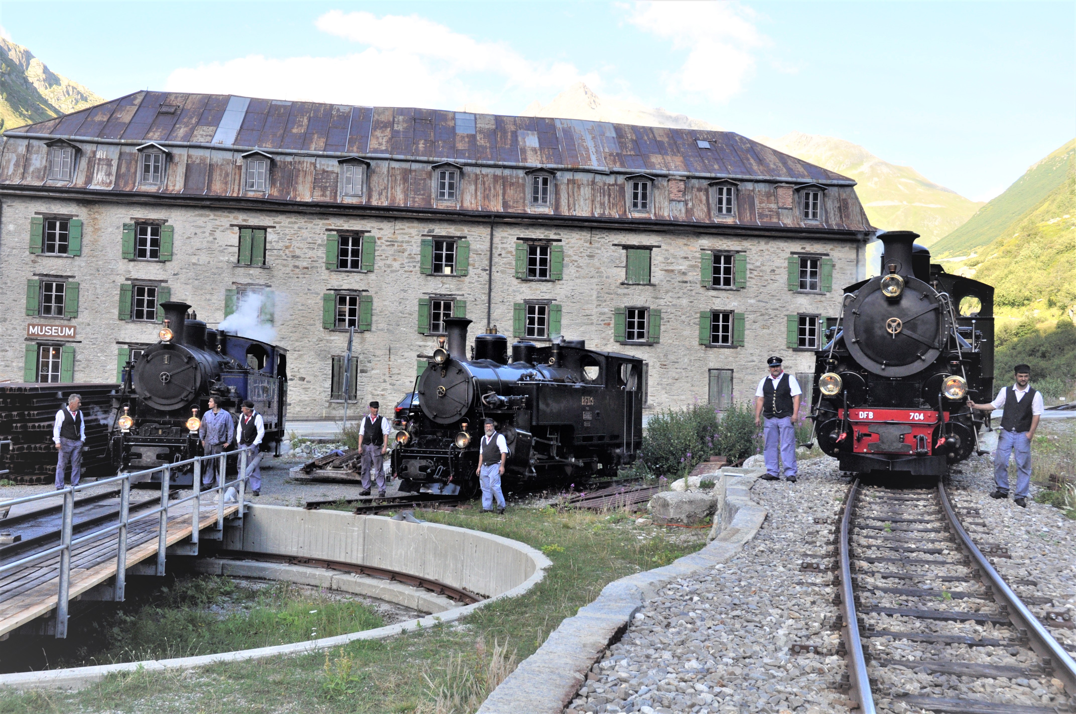 Ausflugsziel: Dampfbahn Furka Bergstrecke
