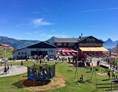 Ausflugsziel: Die Bergstation der Gondelbahn Emmetten-Stockhütte mit dem grossen Kinderspielplatz - Goldi-Familiensafari