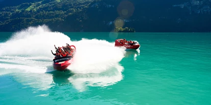 Voyage avec des enfants - erreichbar mit: Schiff - Jetboat Interlaken