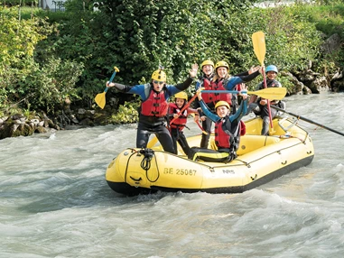 Ausflugsziel: Family Rafting - Familien Rafting