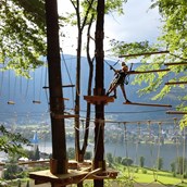 Ausflug mit Kindern: Kletterwald Ossiacher See mit mehr als 150 Übungen! - Kletterwald Ossiacher See