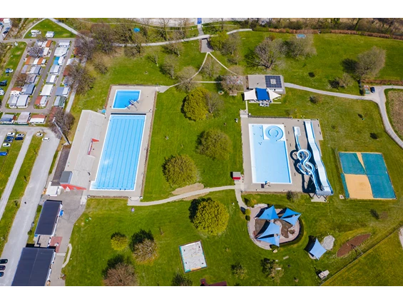 Ausflugsziel: Das Bad aus der Luft.  - Schwimmbad Hörnli Kreuzlingen