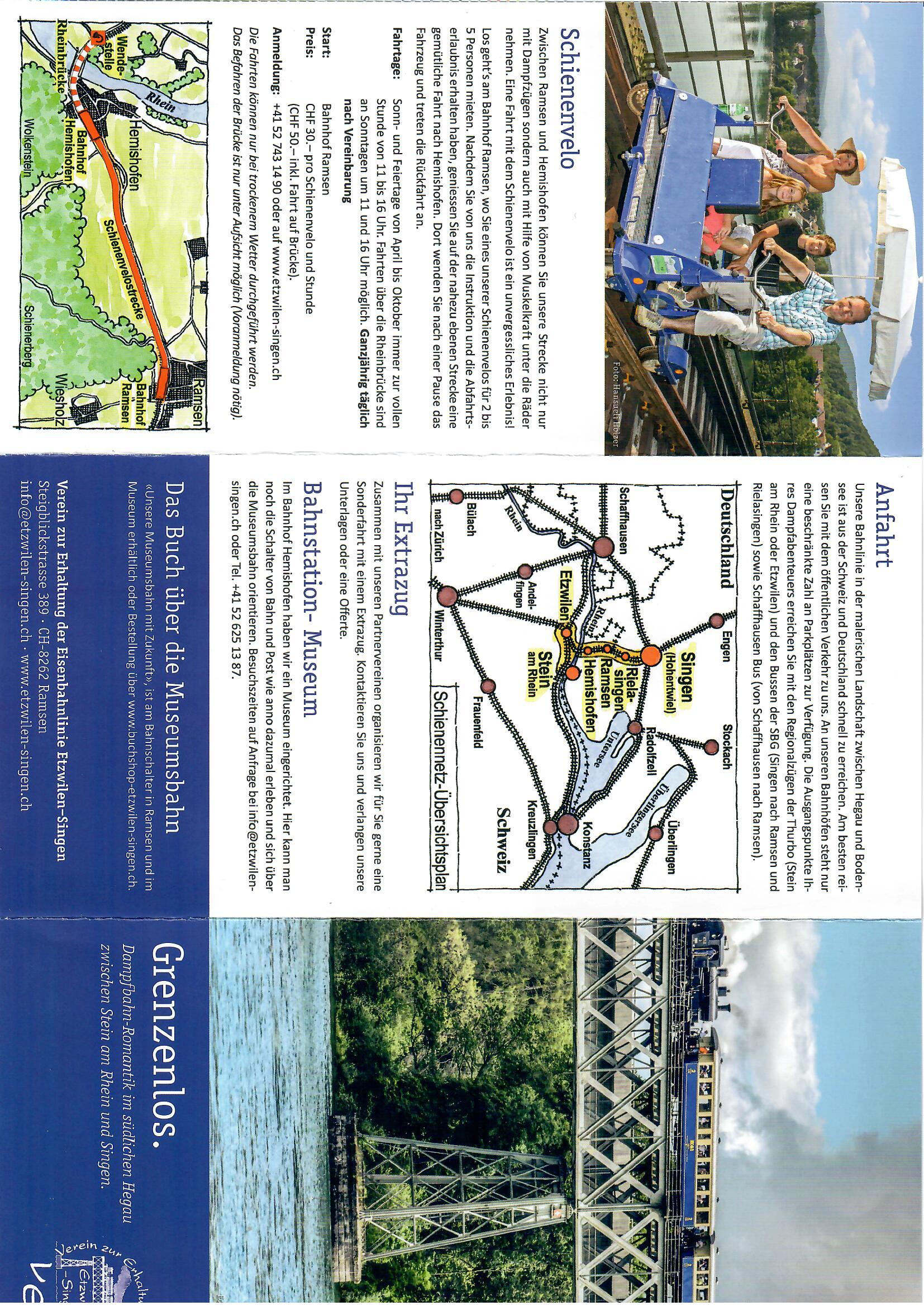 Reis met kinderen - Witterung: Schönwetter - © VES - Schienenvelo Ramsen