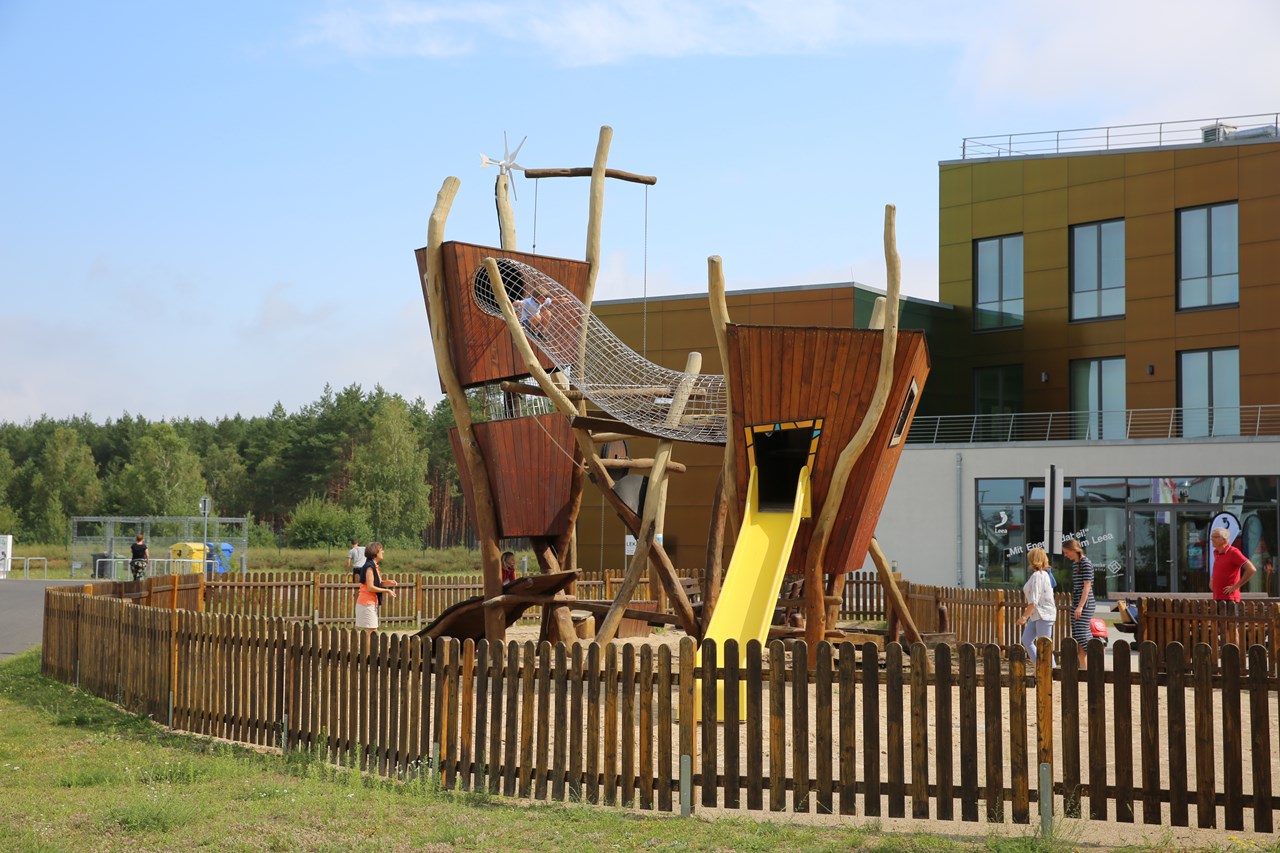 Landeszentrum für erneuerbare Energien Highlights beim Ausflugsziel Outdoor Spielplatz Energie-Kraft-Werk