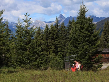 Ausflugsziel: Familienwanderungen (teils Kinderwagentauglich) am Kristberg und im Silbertal - Kinderwagentaugliche Wanderwege im Silbertal im Montafon