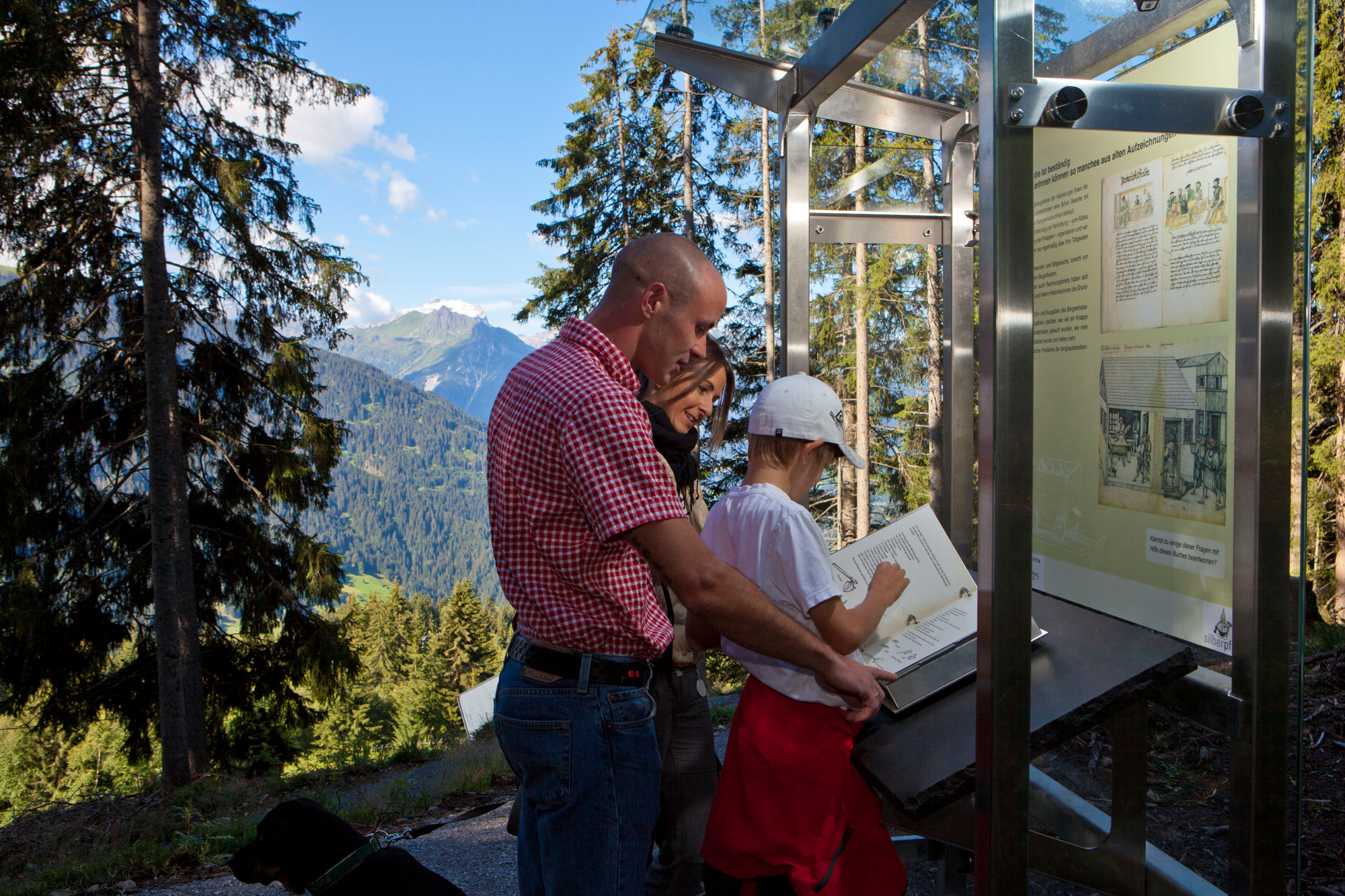 Ausflugsziel: Familienwanderungen (teils Kinderwagentauglich) am Kristberg und im Silbertal - Kinderwagentaugliche Wanderwege im Silbertal im Montafon