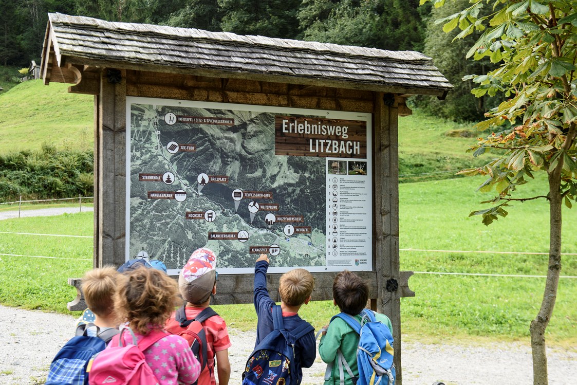 Ausflugsziel: Erlebnisweg Litzbach vom Silbertal im Montafon - Erlebnisweg Litzbach vom Silbertal im Montafon