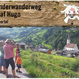 Ausflugsziel: "Muntafuner Gagla Weg" ist Montafonerisch und heißt übersetzt "Montafoner Kinderwege" - Gaglaweg (Kinderwanderweg) Silbertal im Montfon