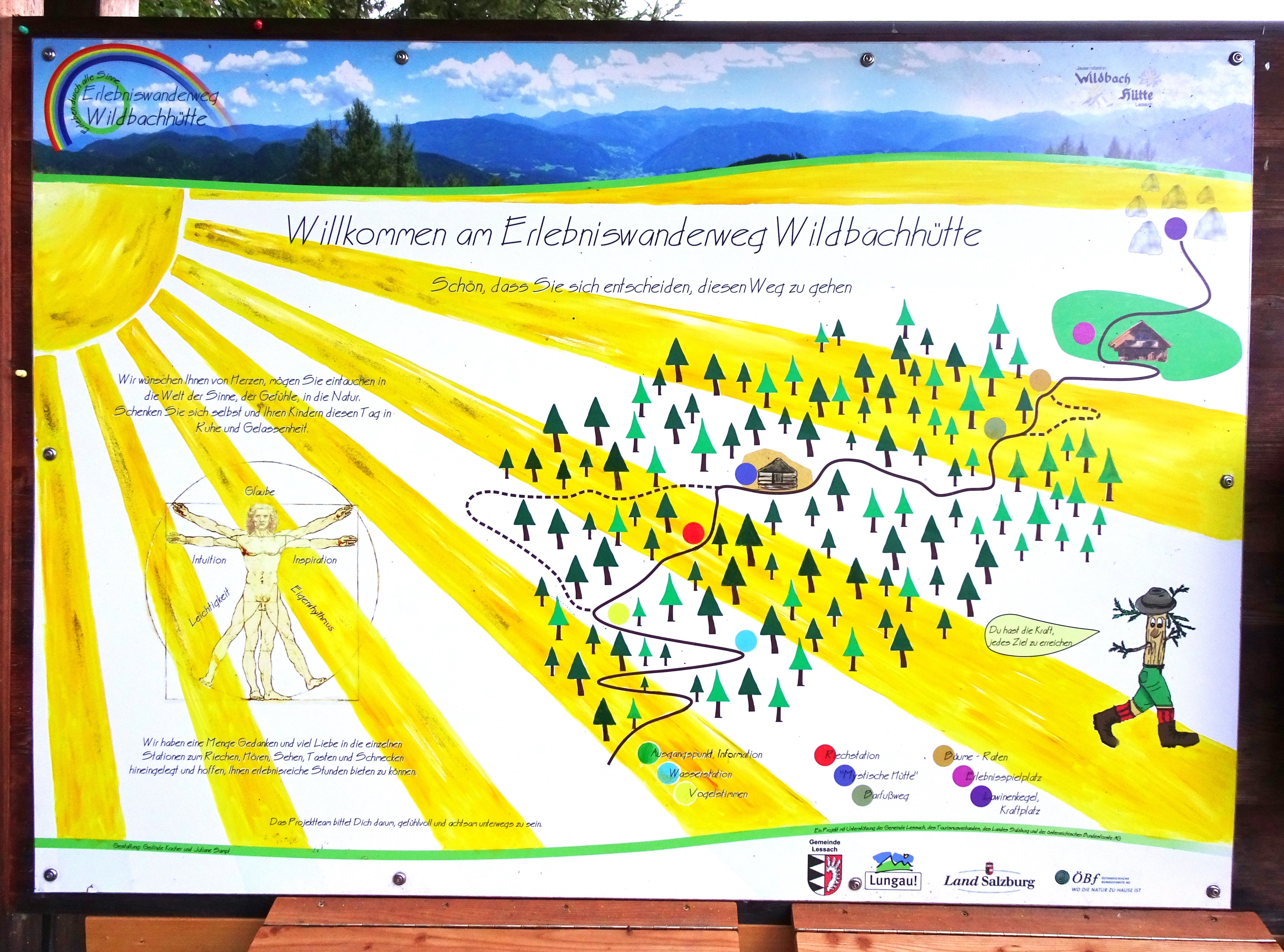 Ausflugsziel: Erlebnis-Wanderweg Wildbachhütte Lessach