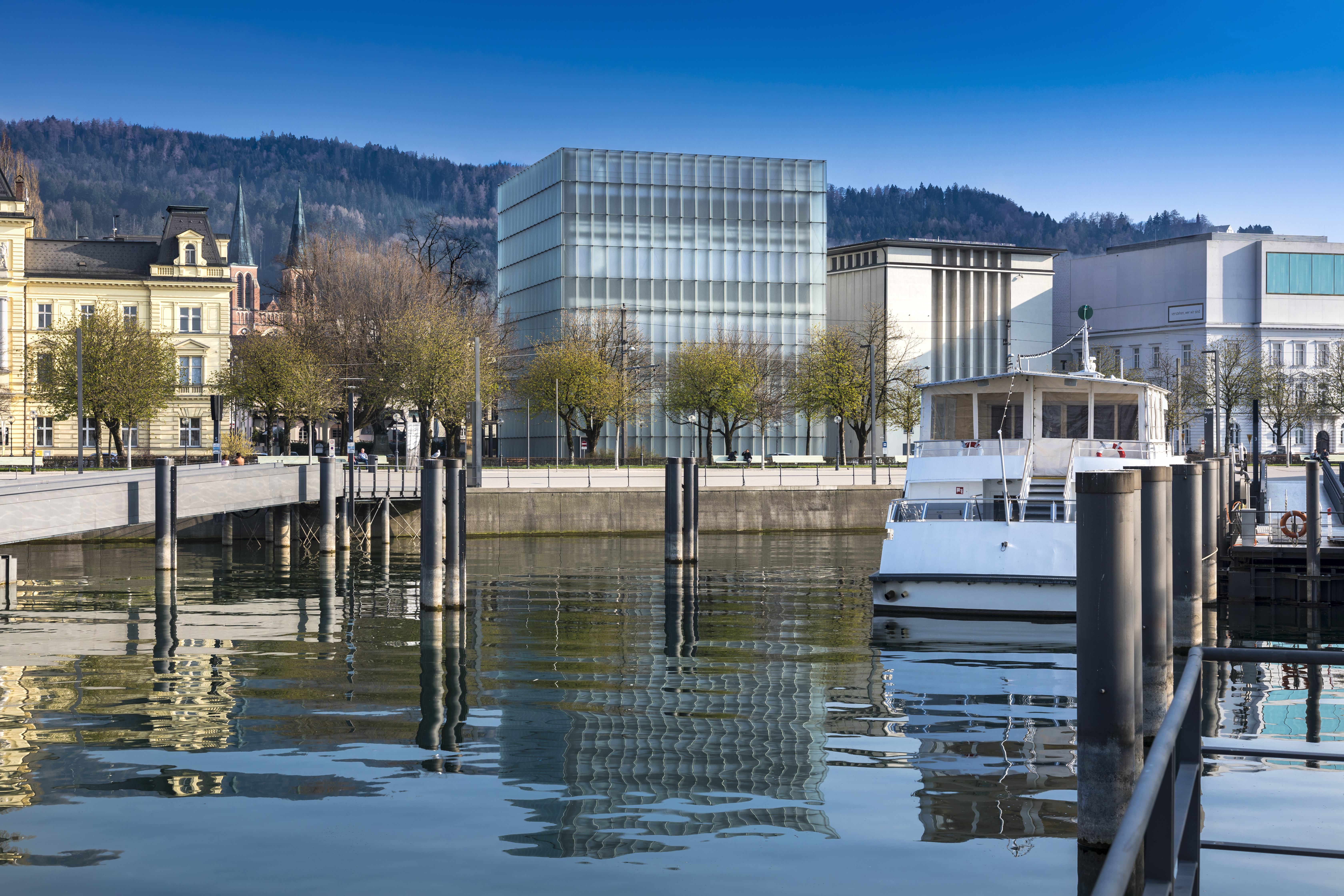 Voyage avec des enfants - Appenzell - Das Kunsthaus Bregenz ist ein Ausstellungsraum für zeitgenössische Kunst im Herzen von Bregenz.
Foto: Markus Tretter - Kunsthaus Bregenz 