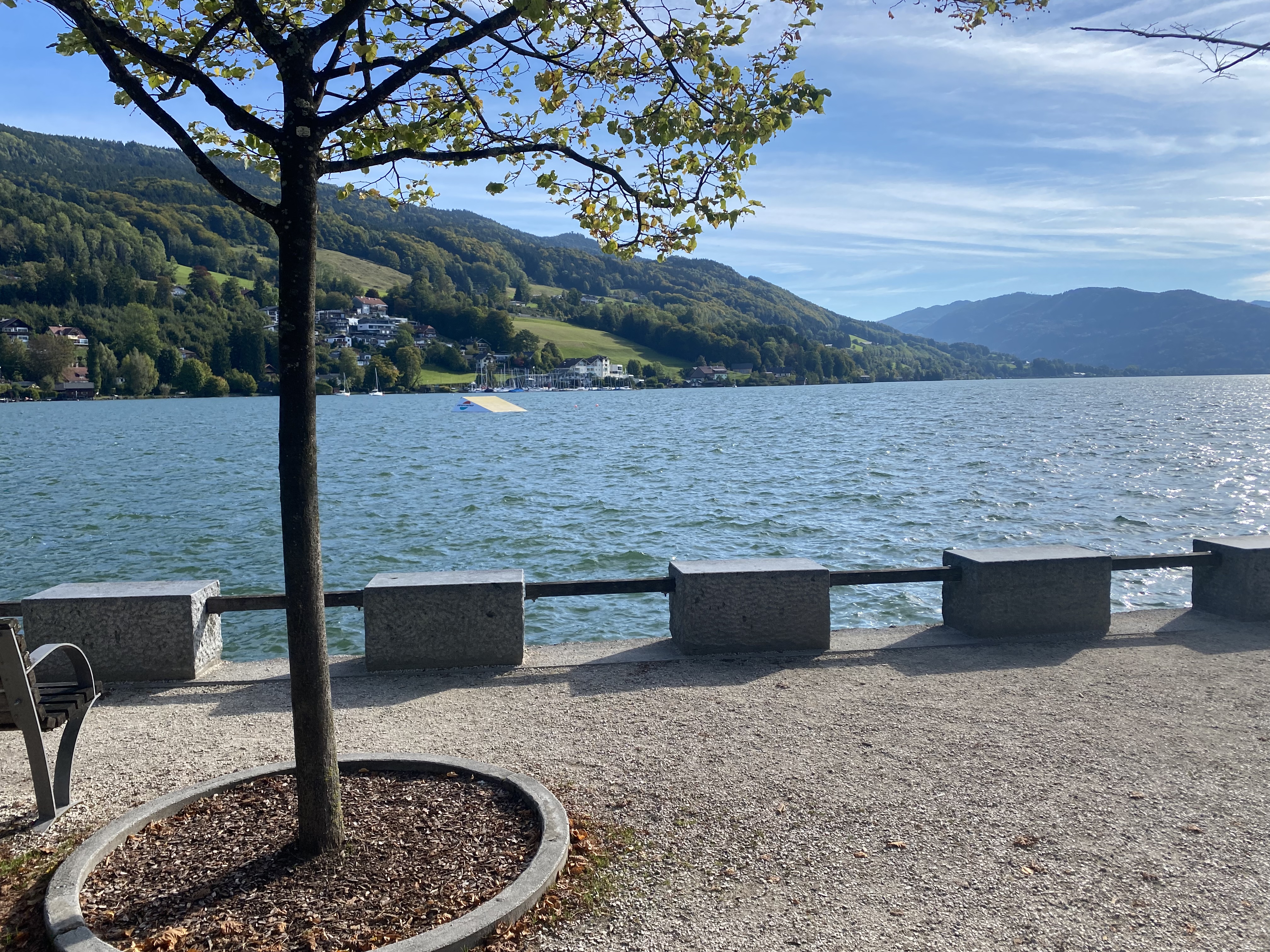 Ausflugsziel: Promenade neben dem Spielplatz - Mondsee Spielplatz