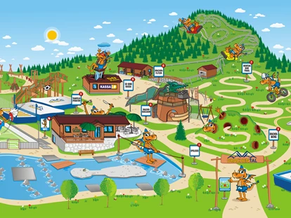 Reis met kinderen - Wickeltisch - Familienpark Drachental Wildschönau
