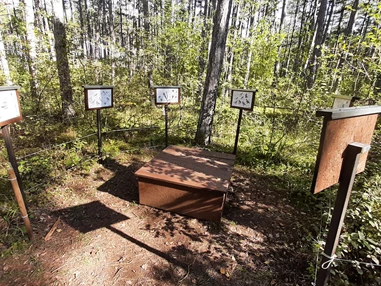 Ausflugsziel: Naturpfad mit Informationen zu Tier und Natur.
(c by Hotel Schwartz) - Schwartz Wald - Spielplatz