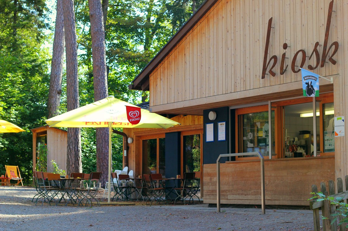 Ausflugsziel: Der Kiosk bietet Snacks und Getränke - Wildpark Feldkirch