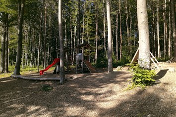 Ausflugsziel: Der Spielplatz bei den Luchsen ist wirklich schön angelegt, verhindert unter Umständen jedoch ein Weiterkommen zu den Wölfen - Wildpark Feldkirch
