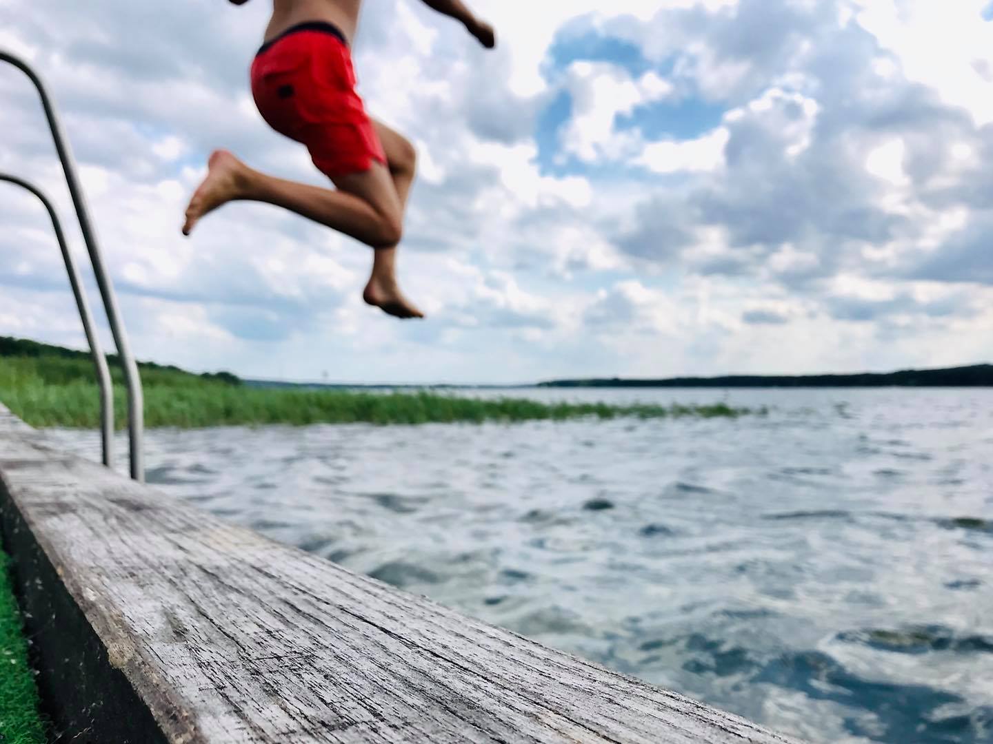 Urlaub: Sprung in den Scharmützelsee - Scharmützelsee
