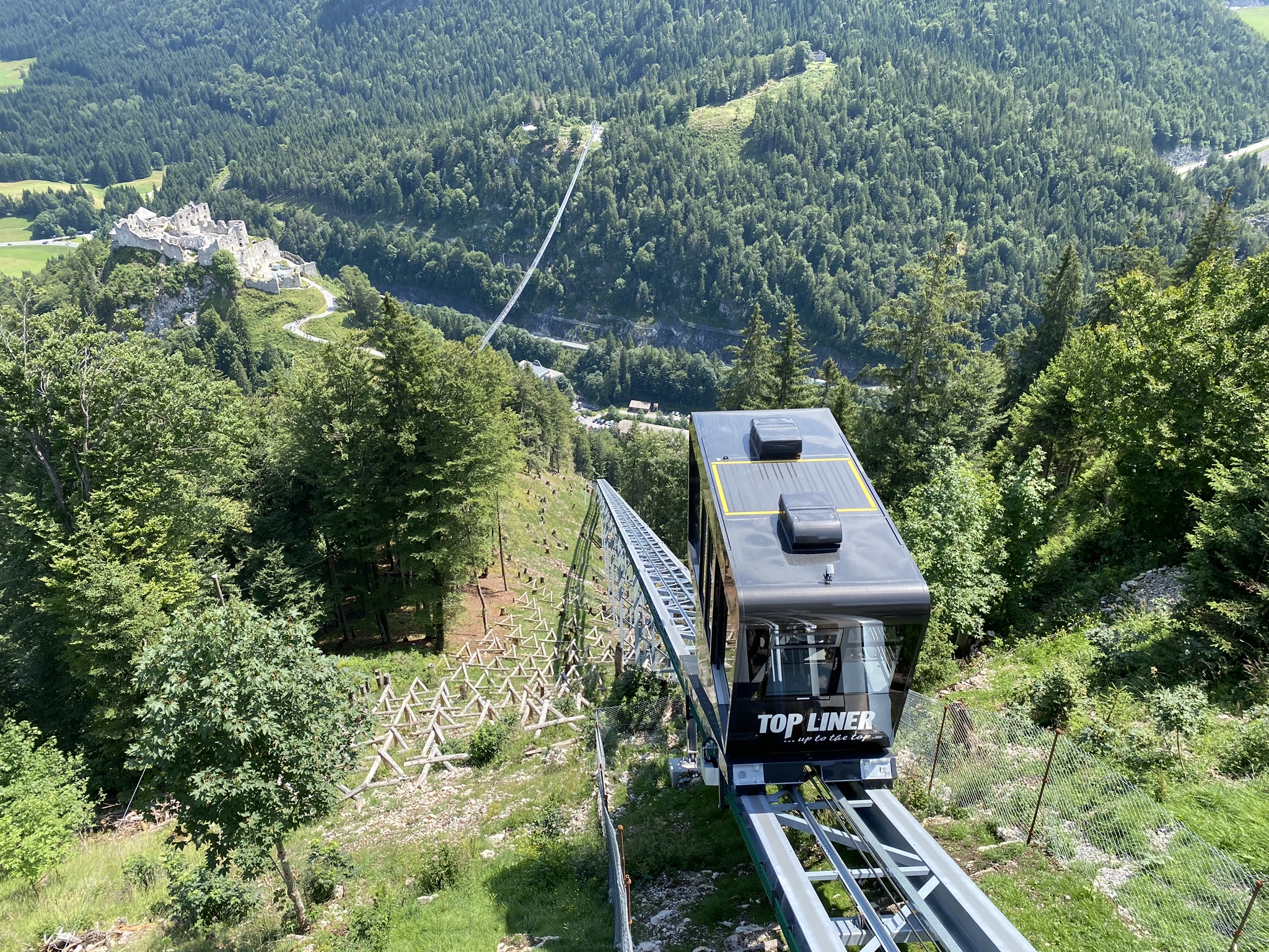 Ausflugsziel: Schrägaufzug Top Liner - Burgenwelt Ehrenberg