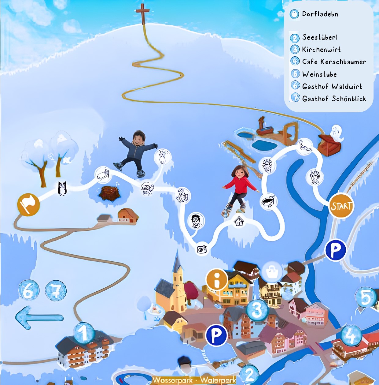 Ausflugsziel: Kinder Schneeschuhwanderung Geisterwald Russbach - Dachstein West - Geisterwald Russbach | Dachstein West