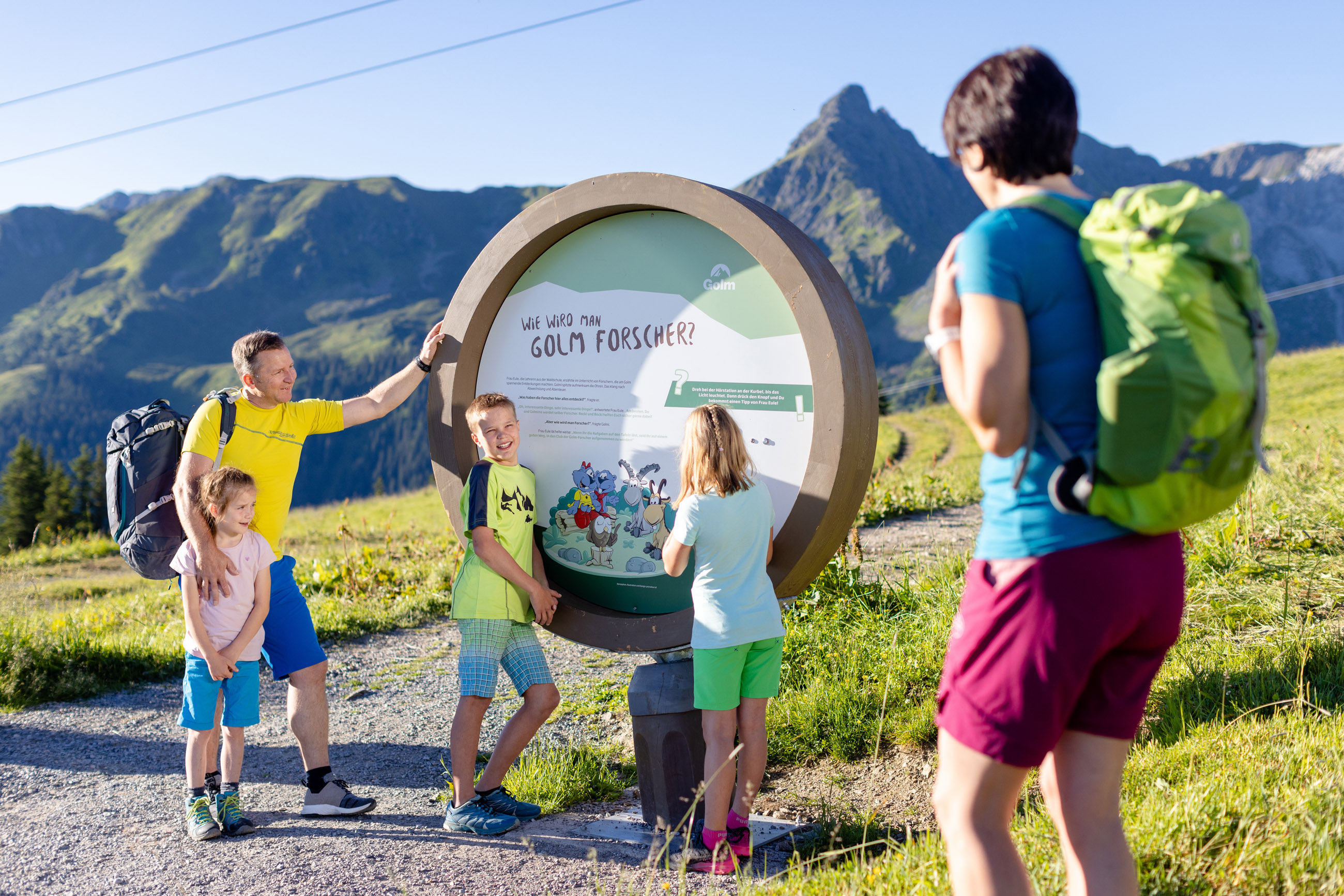 Trip with children - Landquart - Golmi´s Forschungspfad