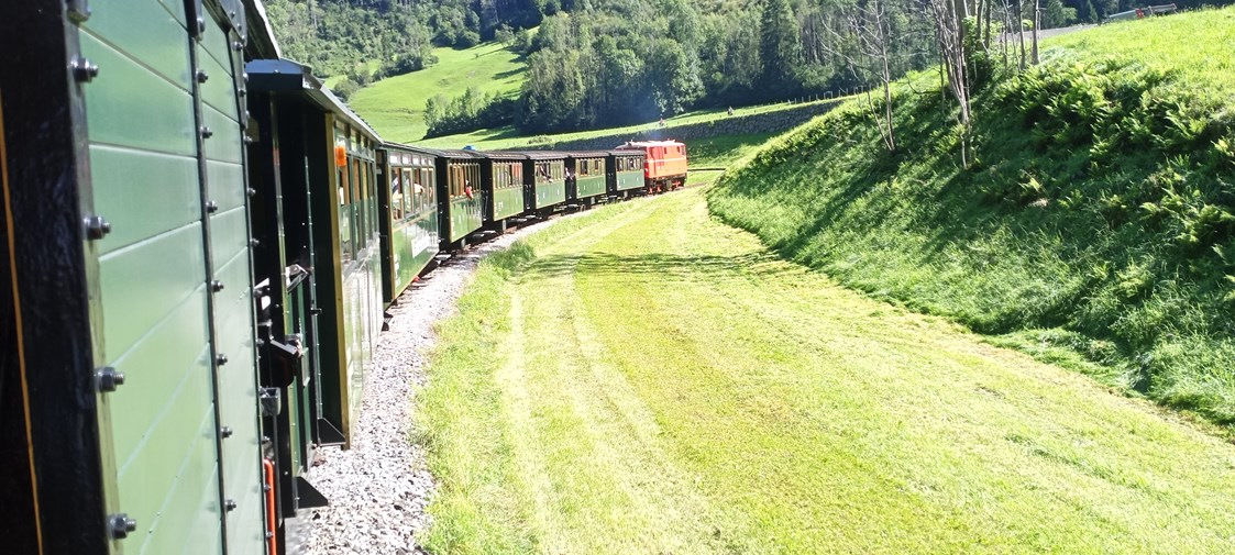 Ausflugsziel: Länger Niatalgietug mit Diesellokomotive 2095.13 - Wälderbähnle