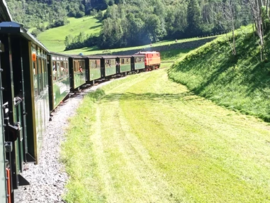 Ausflugsziel: Länger Niatalgietug mit Diesellokomotive 2095.13 - Wälderbähnle