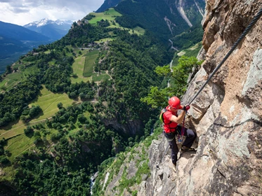 Urlaub: Zwei Klettersteige für die besten Aussichten über Naturns. - Naturns
