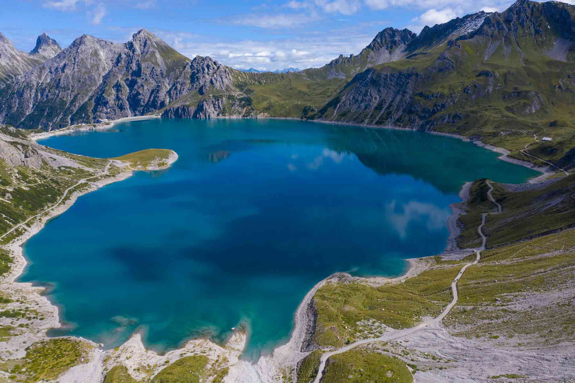 Urlaub: Lünersee - Golm Silvretta Lünersee 