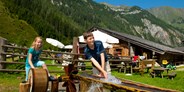 Ausflug mit Kindern - Salzburg - Viel Spass beim Wasserspielplatz für große und kleine Kinder - Palfner Alm Rauris