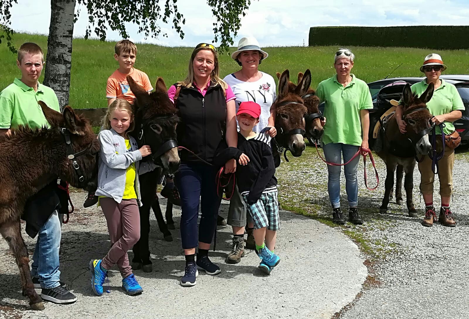 Ausflugsziel: Eselwandern am Eselhof Berndlgut