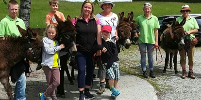 Trip with children - Grabenstätt - Eselwandern am Eselhof Berndlgut