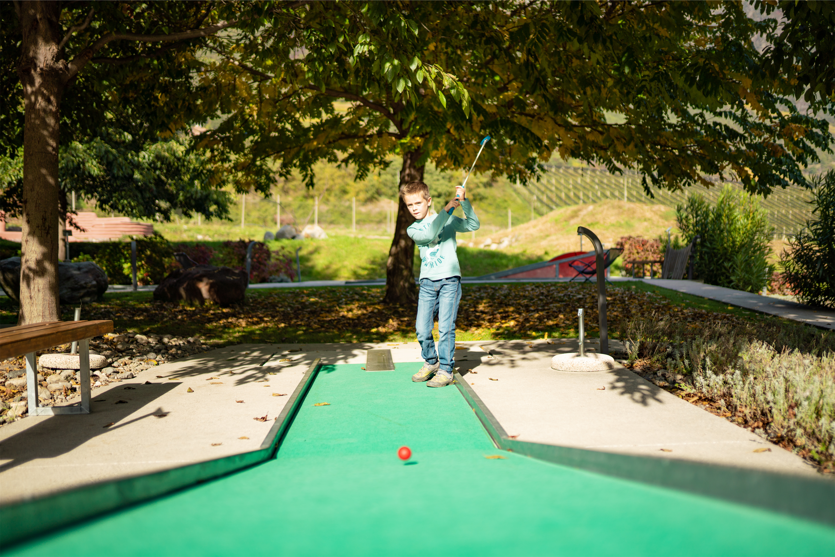 Ausflugsziel: Minigolf Algund