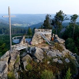 Ausflugsziel: Nebelstein, 1017 m hoch, Gipfel - Nebelstein 